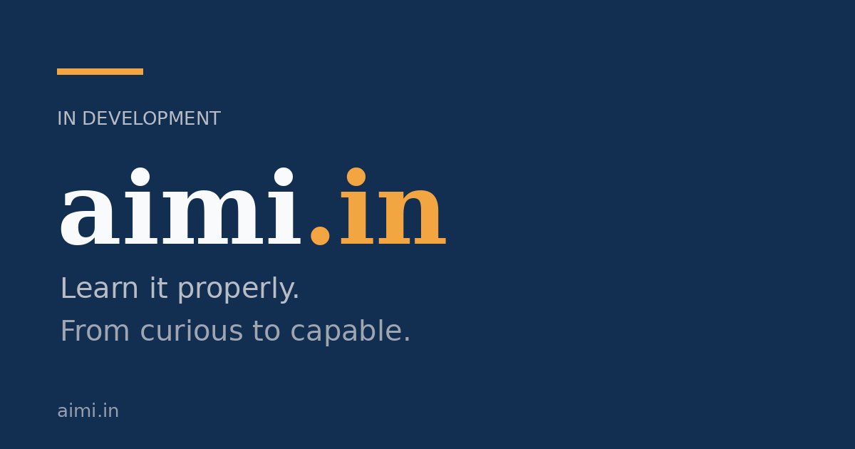 Link preview image for aimi.in